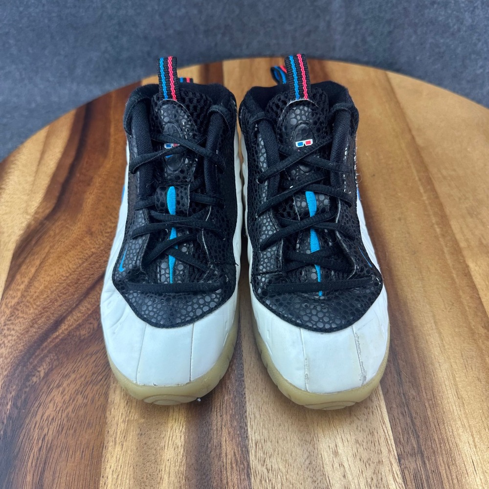 Nike Lil Posite One Toddler Sneakers White Black Blue Gum 843769-102 Size 10C - Picture 5 of 12